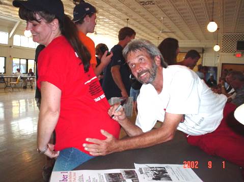 Larry still signing autographs